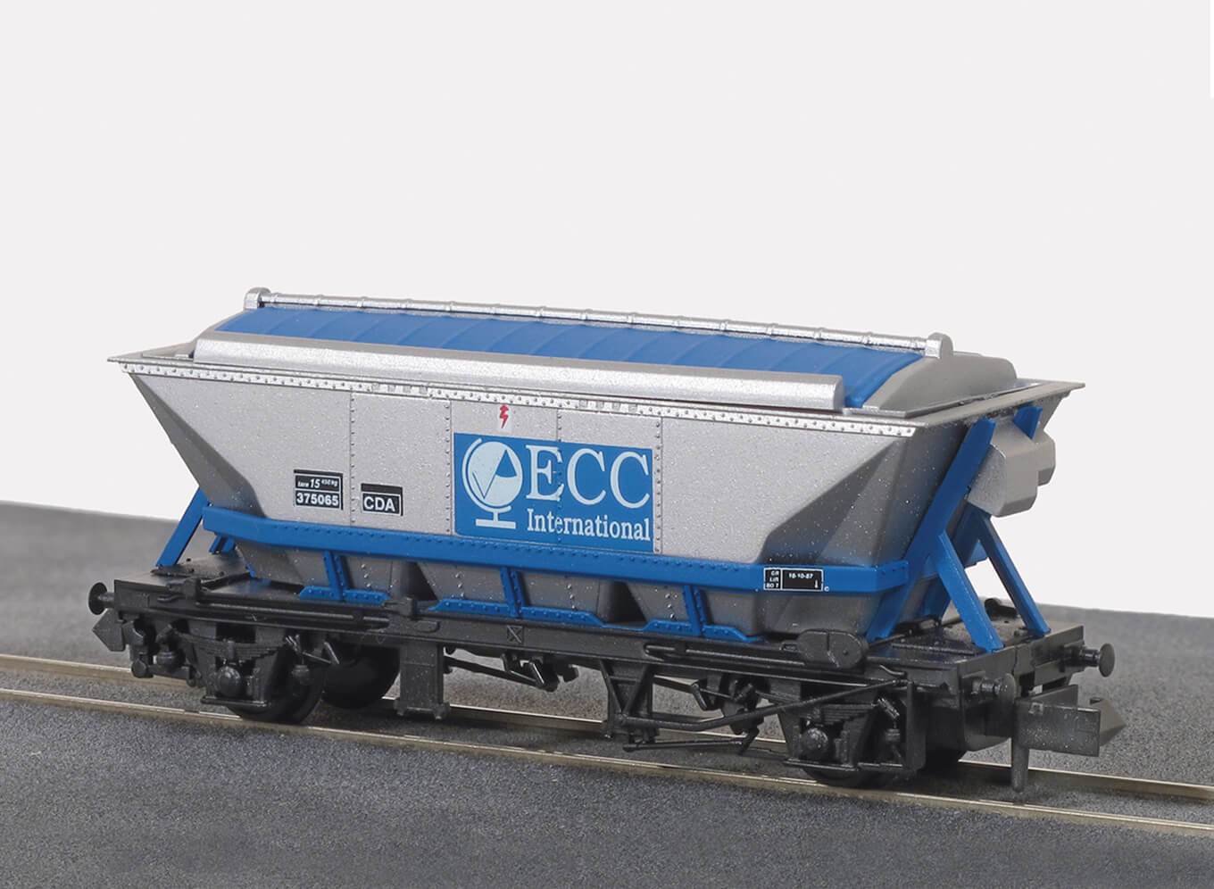 NR-305 CDA - ECC China Clay Hopper Wagon, Blue (image for) NR-305 CDA - ECC China Clay Hopper Wagon, Blue