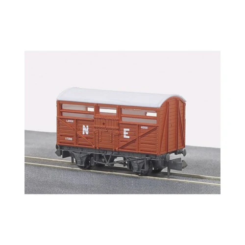 NR-45E N Gauge Cattle Van LNER Bauxite (image for) NR-45E N Gauge Cattle Van LNER Bauxite