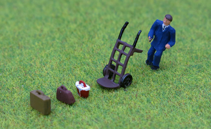 PDZ17 Porter and handcart (image for) PDZ17 Porter and handcart