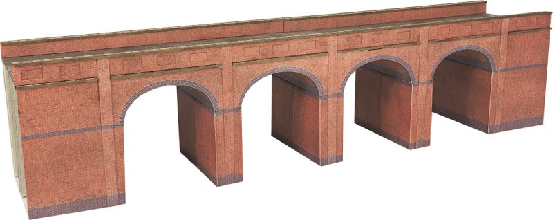 PN140 N Scale Red Brick Viaduct (image for) PN140 N Scale Red Brick Viaduct