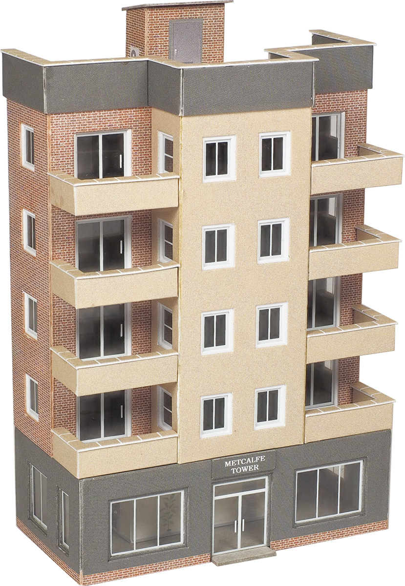 PN960 N SCALE LOW RELIEF TOWER BLOCK (image for) PN960 N SCALE LOW RELIEF TOWER BLOCK