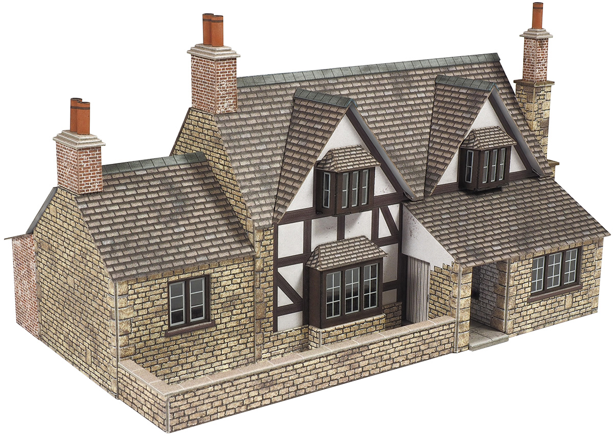 PO267 00/H0 SCALE TOWN END COTTAGE (image for) PO267 00/H0 SCALE TOWN END COTTAGE