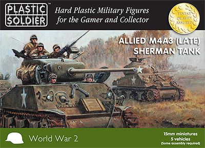 WW2V15014 Allied M4A3 (Late) Sherman Tank (image for) WW2V15014 Allied M4A3 (Late) Sherman Tank