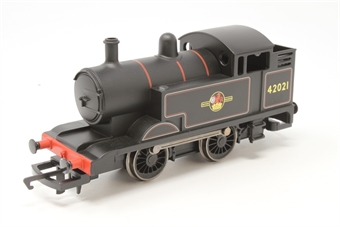 R3953SH Class 0F 0-4-0T 42021 in BR black with late crest (image for) R3953SH Class 0F 0-4-0T 42021 in BR black with late crest