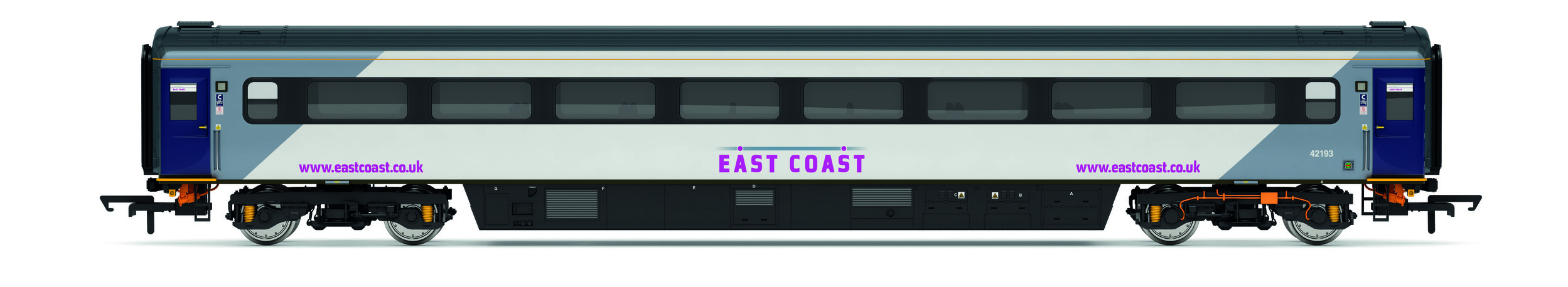 R40247B East Coast, Mk3 Trailer Standard, 42191 (image for) R40247B East Coast, Mk3 Trailer Standard, 42191