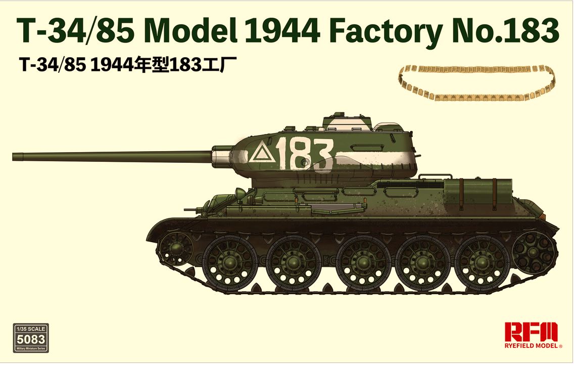 5083 T-34/85 Model 1944 Factory No 183 (image for) 5083 T-34/85 Model 1944 Factory No 183
