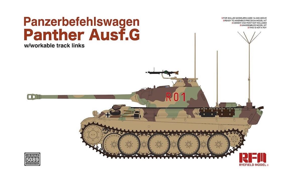5089 Panther Ausf.G Panzerbefehlswagen (image for) 5089 Panther Ausf.G Panzerbefehlswagen