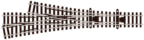 SLE399F Asymmetric 3 Way Turnout (image for) SLE399F Asymmetric 3 Way Turnout