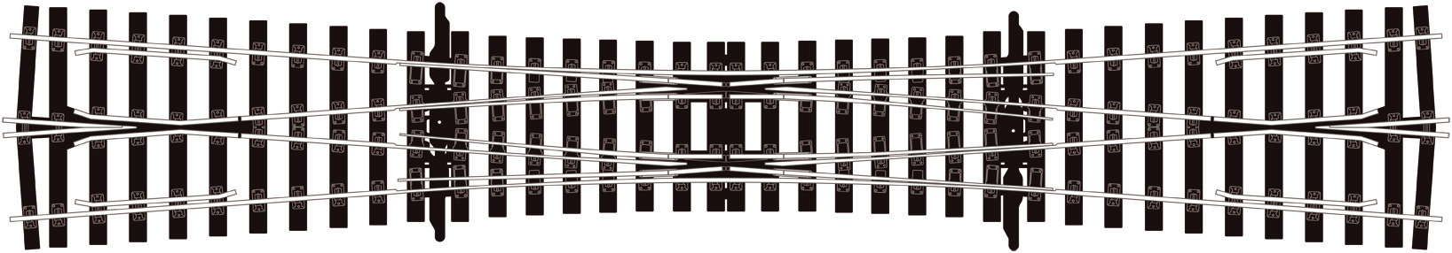 SL-E790BH Double Slip Electrofrog (image for) SL-E790BH Double Slip Electrofrog
