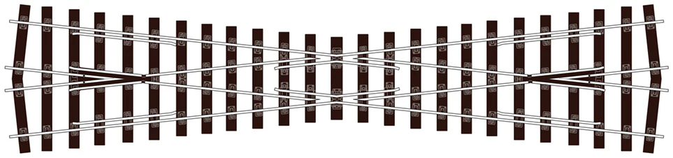 SLU1194 Bullhead OO Gauge Crossing (image for) SLU1194 Bullhead OO Gauge Crossing