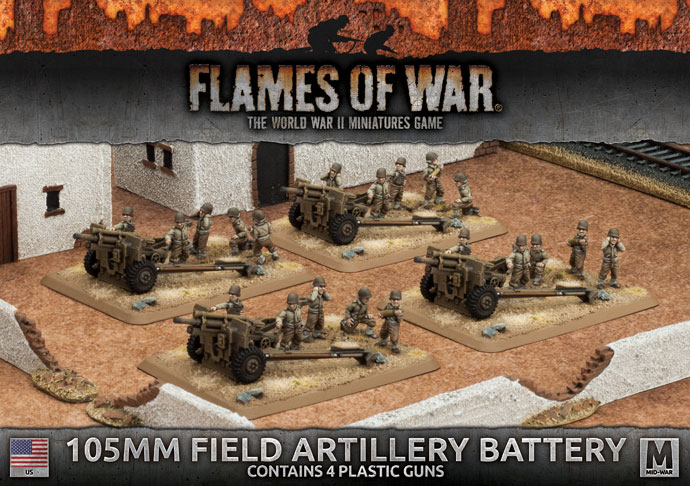 UBX60 105mm Field Artillery Battery (Plastic) (image for) UBX60 105mm Field Artillery Battery (Plastic)