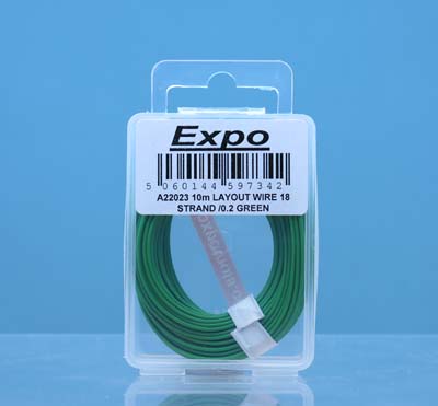 A22023 10 METRE ROLL OF GREEN 18/0.1mm CABLE (image for) A22023 10 METRE ROLL OF GREEN 18/0.1mm CABLE