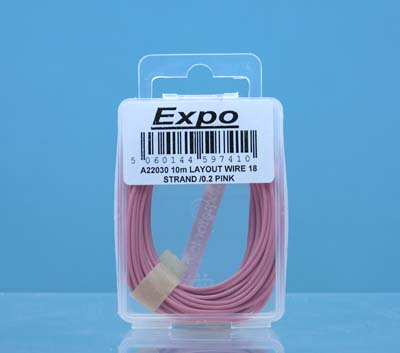 A22030 10 METRE ROLL OF Pink 18/0.1mm CABLE (image for) A22030 10 METRE ROLL OF Pink 18/0.1mm CABLE