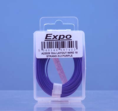A22029 10 METRE ROLL OF Purple 18/0.1mm CABLE (image for) A22029 10 METRE ROLL OF Purple 18/0.1mm CABLE