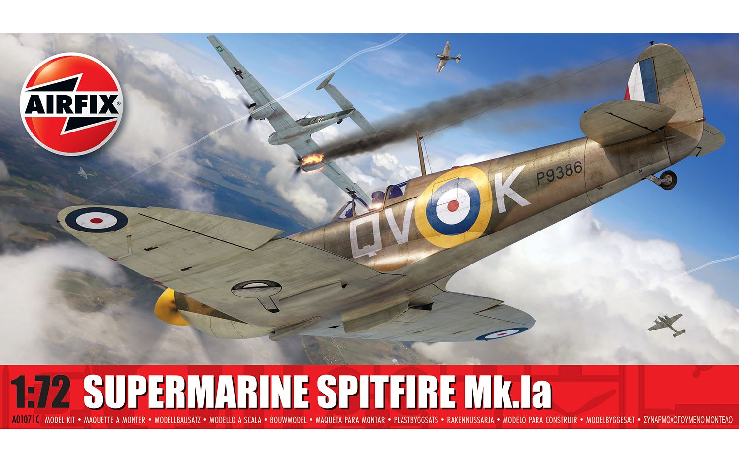 A01071C Supermarine Spitfire Mk.Ia (image for) A01071C Supermarine Spitfire Mk.Ia