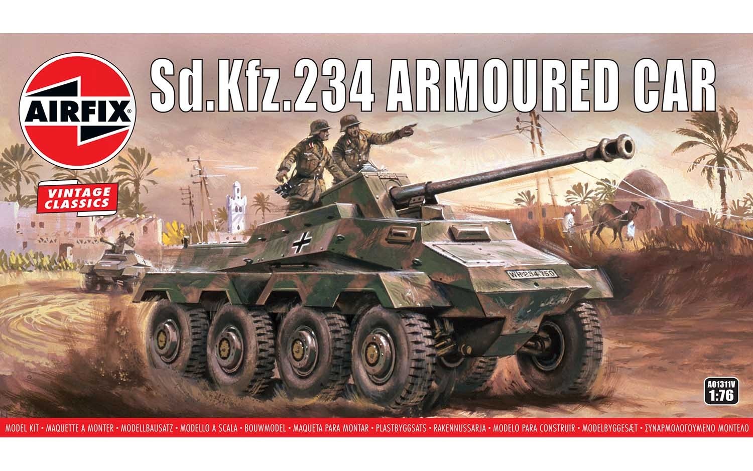 A01311V Sd.Kfz.234 Armoured Car (image for) A01311V Sd.Kfz.234 Armoured Car