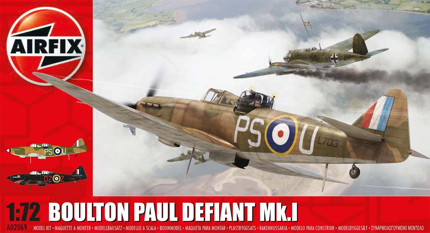 A02069 Boulton Paul Defiant Mk.I (image for) A02069 Boulton Paul Defiant Mk.I