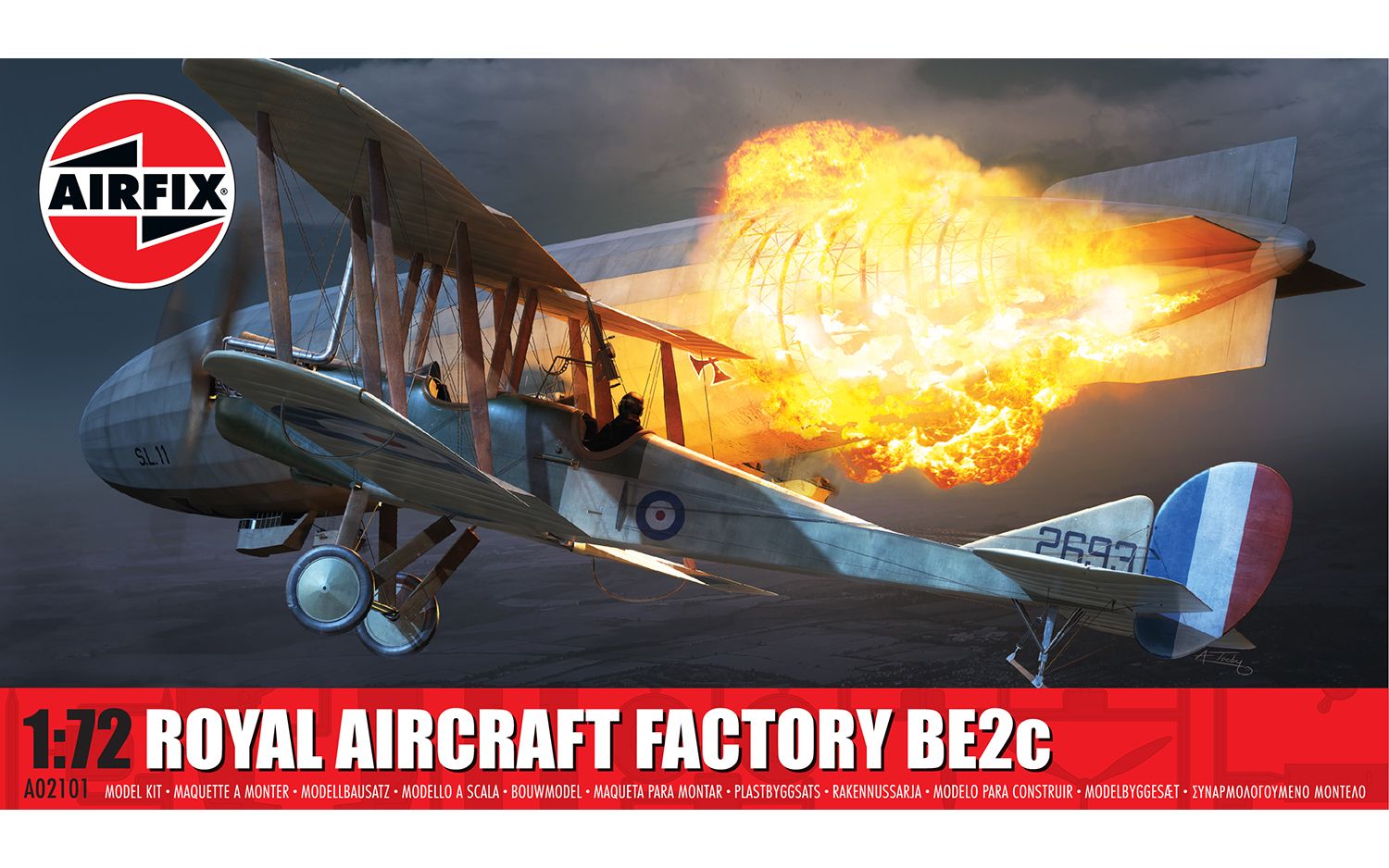 A02101 Royal Aircraft Factory BE2c (image for) A02101 Royal Aircraft Factory BE2c