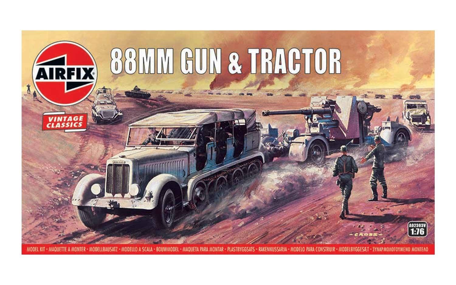 A02303V 88mm Gun & Tractor (image for) A02303V 88mm Gun & Tractor