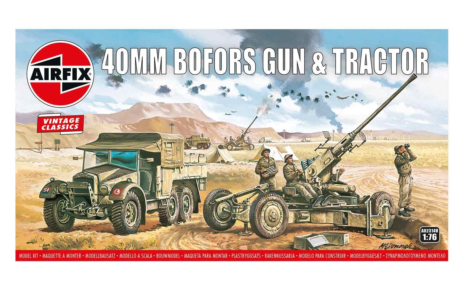 A02314V Bofors 40mm Gun & Tractor (image for) A02314V Bofors 40mm Gun & Tractor