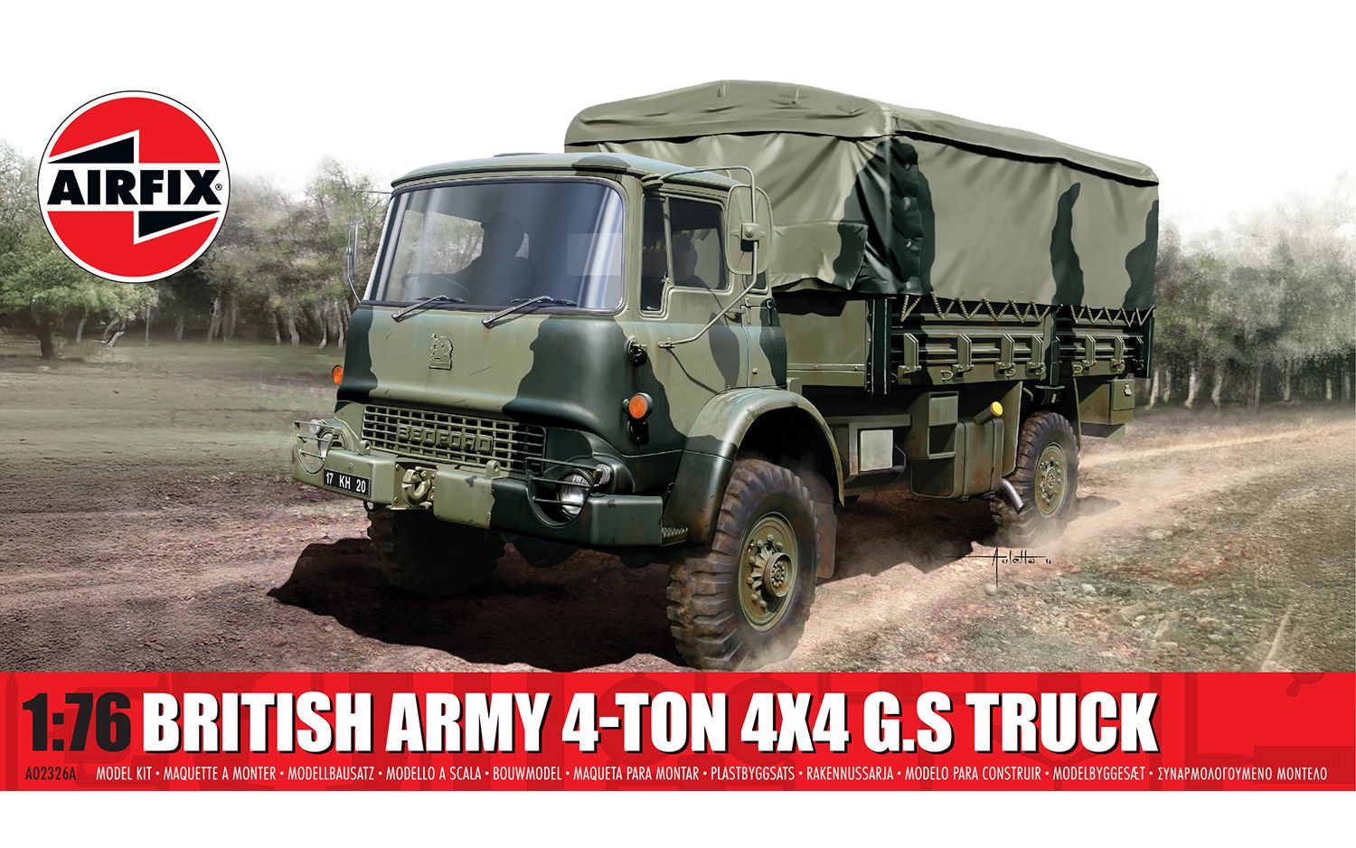 A02326A British Army 4-ton 4 x 4 G.S Truck (image for) A02326A British Army 4-ton 4 x 4 G.S Truck