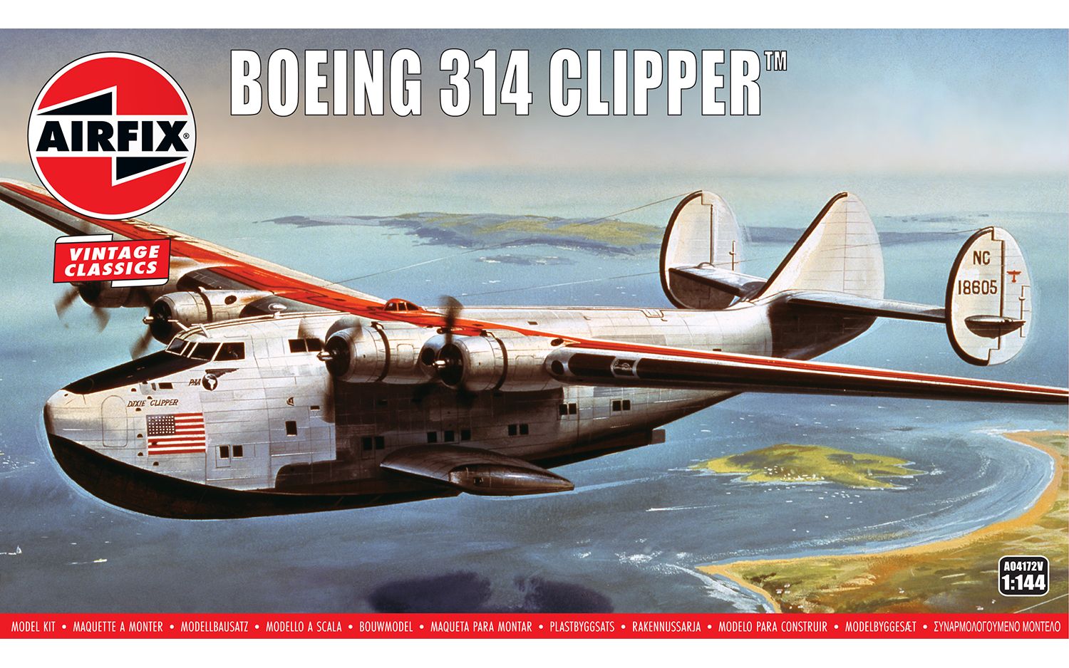 A04172V Boeing 314 Clipper 1/144 scale (image for) A04172V Boeing 314 Clipper 1/144 scale