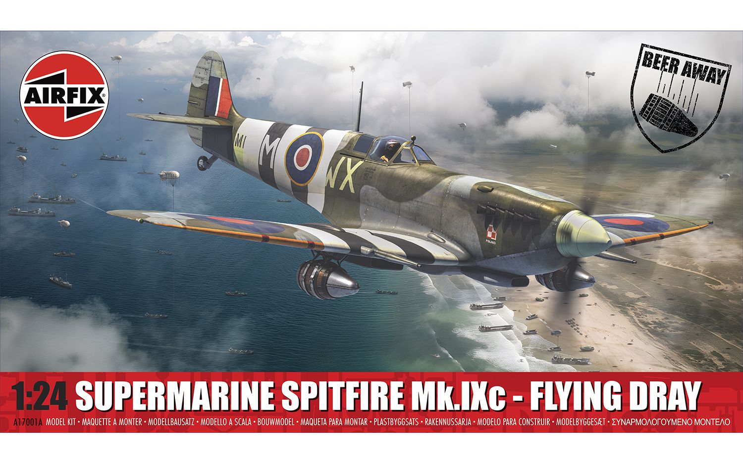 A17001A Supermarine Spitfire Mk.IXc - Flying Dray (image for) A17001A Supermarine Spitfire Mk.IXc - Flying Dray