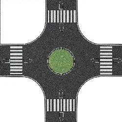 1102 N ROUNDABOUT 160X160MM (image for) 1102 N ROUNDABOUT 160X160MM