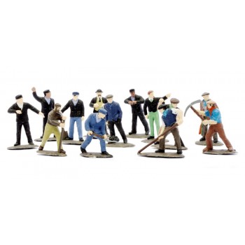 C002 Railway Workmen (Set of 38) (image for) C002 Railway Workmen (Set of 38)