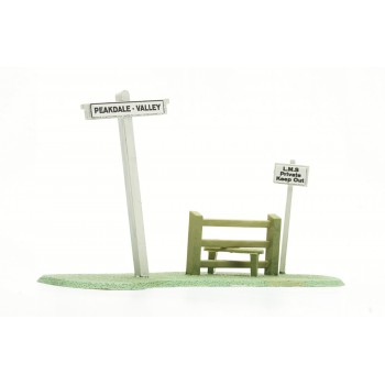 C078 Signpost and Stile (image for) C078 Signpost and Stile