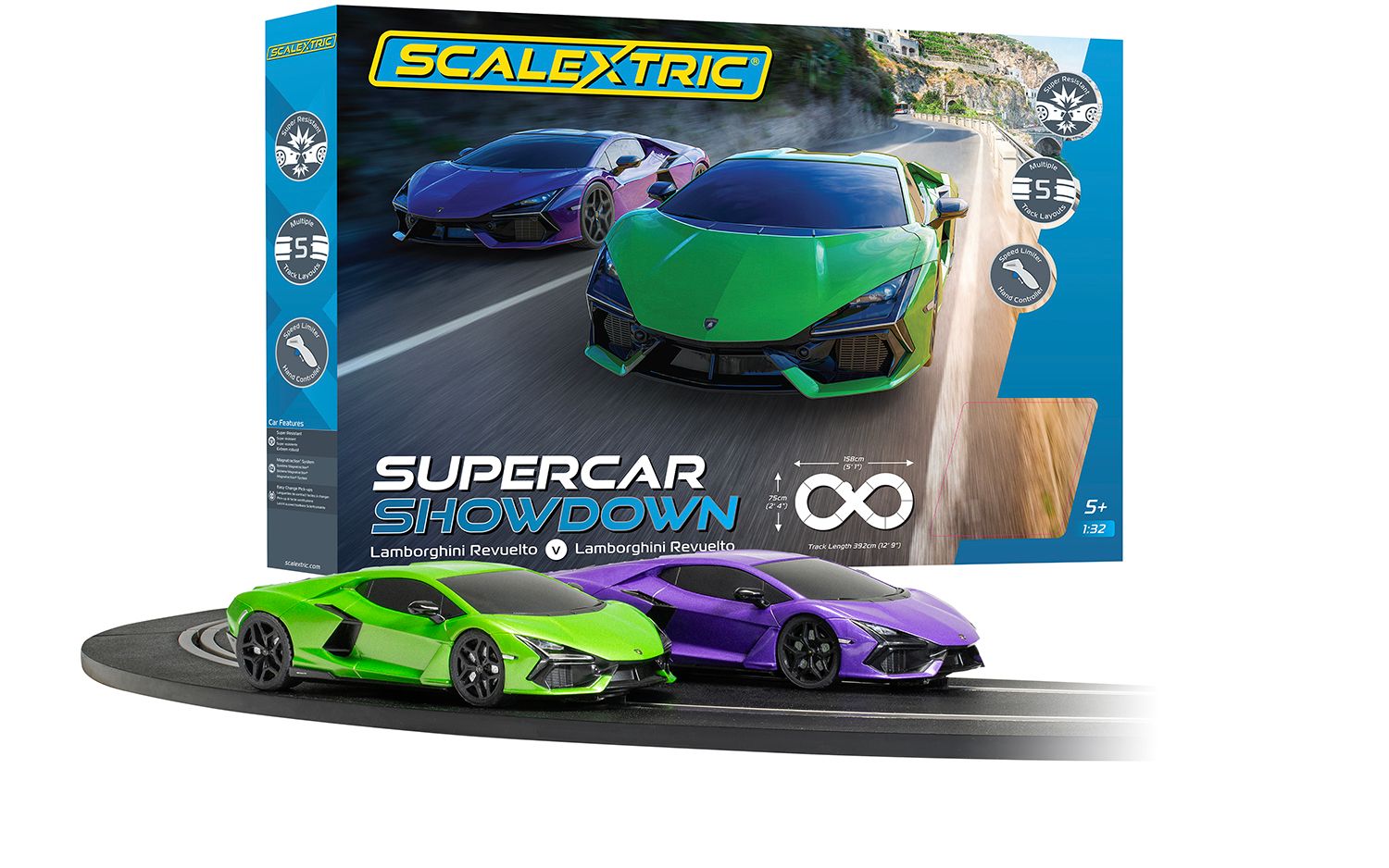 C1457M Scalextric Supercar Showdown Race Set (image for) C1457M Scalextric Supercar Showdown Race Set
