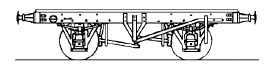 C34 16' 6" RCH Wood Underframe (9' wheelbase - 36mm) (image for) C34 16' 6" RCH Wood Underframe (9' wheelbase - 36mm)