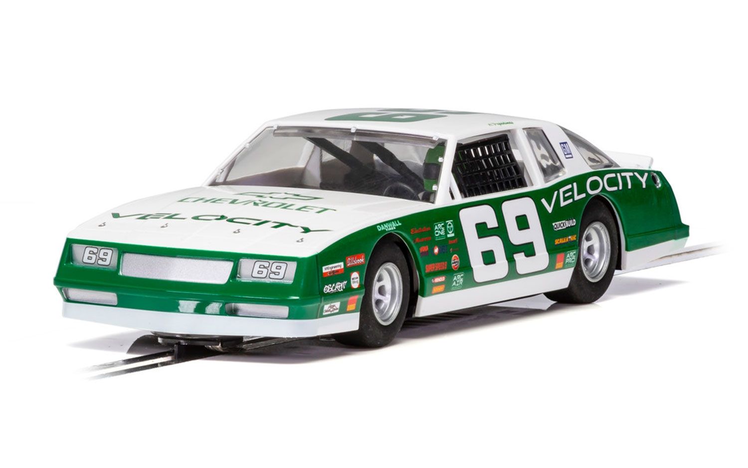C3947 Chevrolet Monte Carlo 1986 No.69 - Green (image for) C3947 Chevrolet Monte Carlo 1986 No.69 - Green