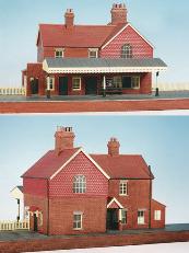 CK16 Country Station, brick built, with platform (image for) CK16 Country Station, brick built, with platform