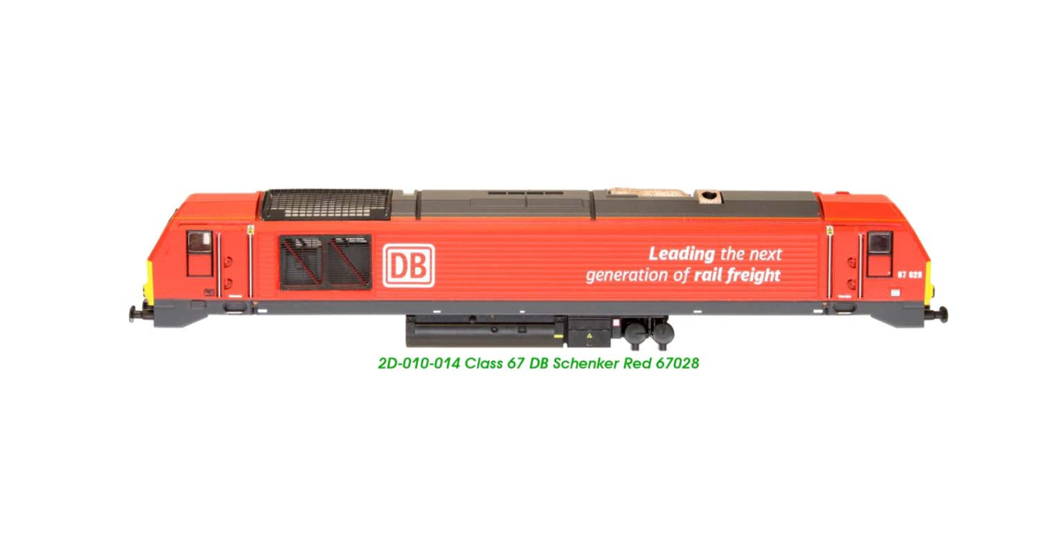 2D-010-014 Class 67 028 DB Schenker Red (image for) 2D-010-014 Class 67 028 DB Schenker Red