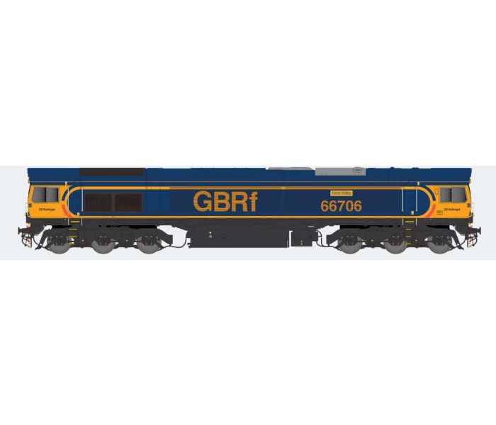 2D-066-005 Class 66 706 'Nene Valley' GBRf (image for) 2D-066-005 Class 66 706 'Nene Valley' GBRf