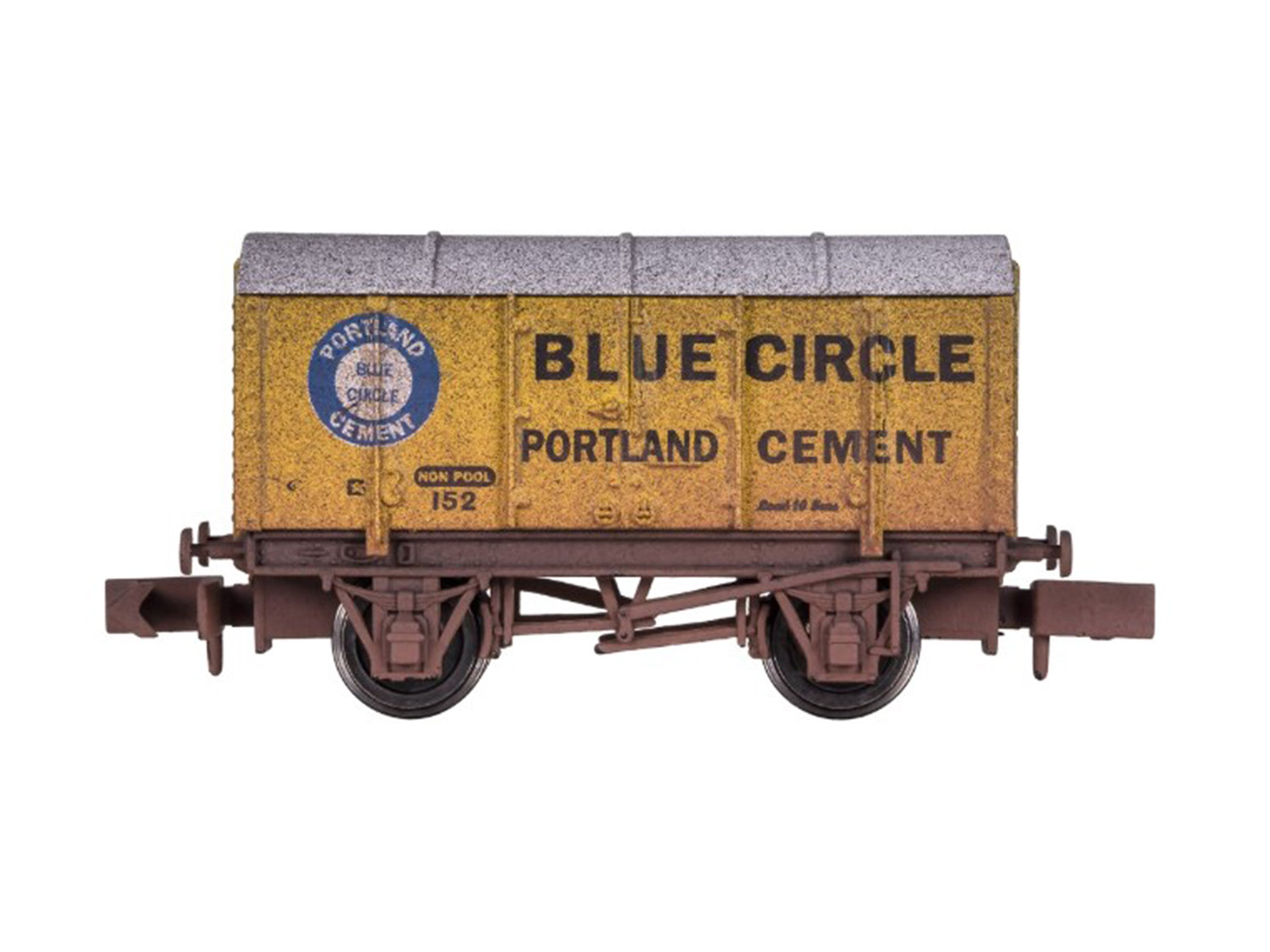 2F-013-084 Gunpowder Van Blue Circle 152 Weathered (image for) 2F-013-084 Gunpowder Van Blue Circle 152 Weathered