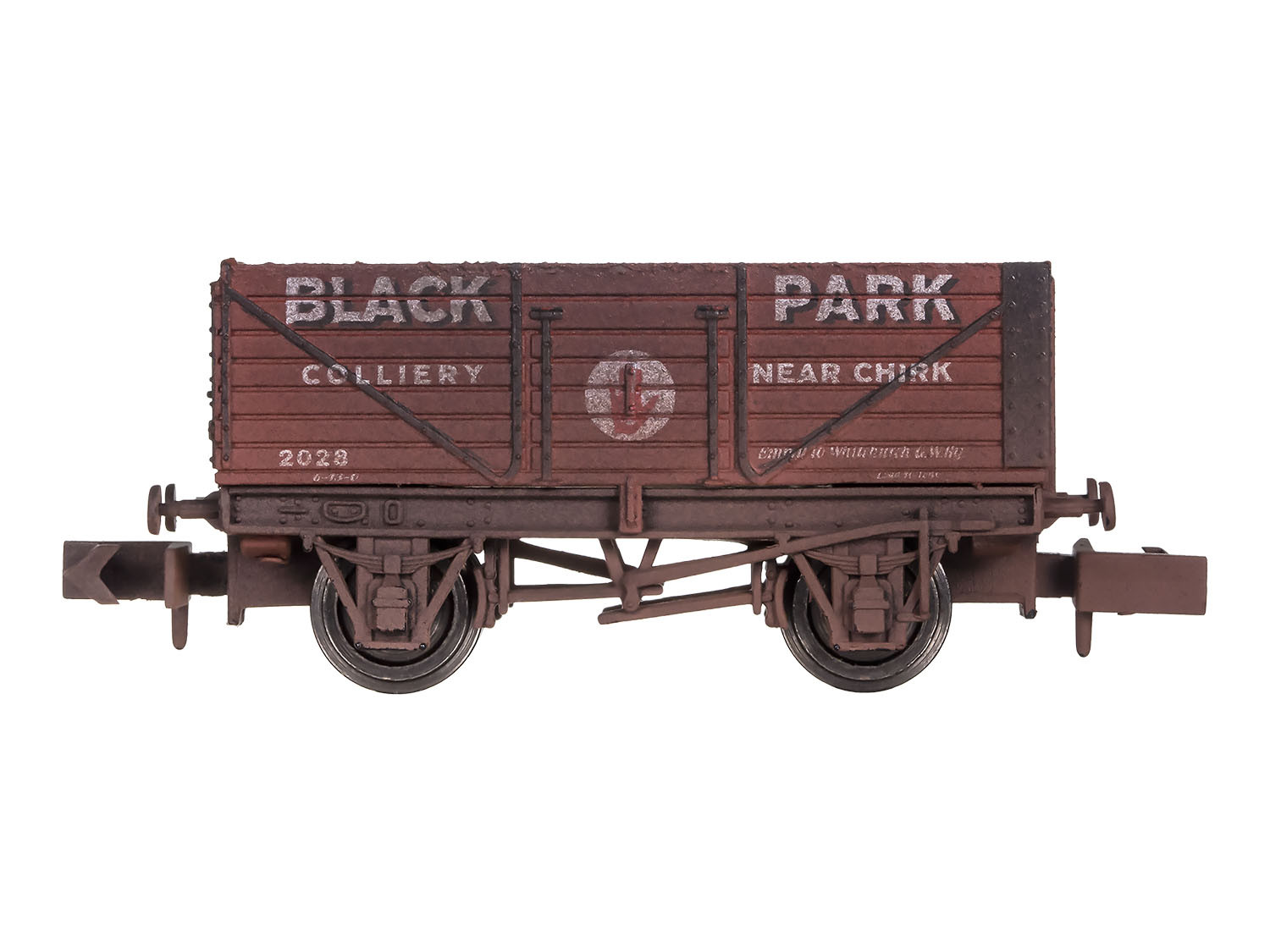 2F-071-085 7 PLANK WAGON CHIRK 2028 WEATHERED (image for) 2F-071-085 7 PLANK WAGON CHIRK 2028 WEATHERED