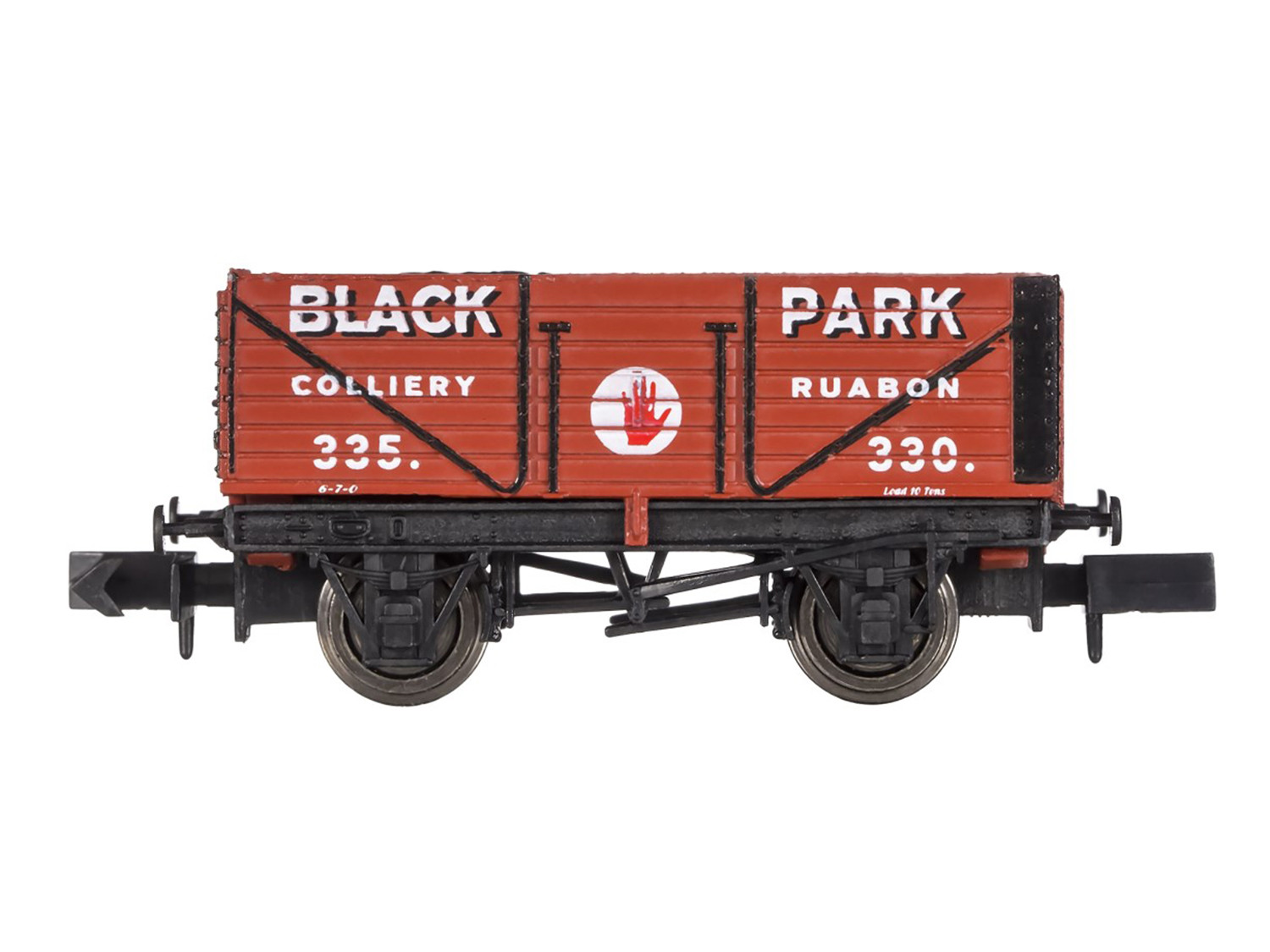 2F-071-086 7 PLANK WAGON BLACK PARK RUABON 330 (image for) 2F-071-086 7 PLANK WAGON BLACK PARK RUABON 330