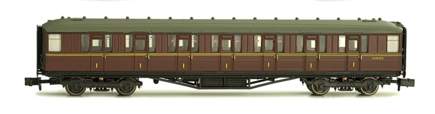 2P-011-174 GRESLEY COACH BR MAROON 1ST E11035E (image for) 2P-011-174 GRESLEY COACH BR MAROON 1ST E11035E