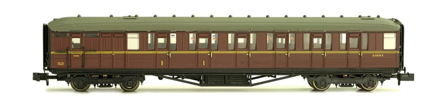 2P-011-274 GRESLEY COACH BR MAROON BRAKE COMPOSITE E10014E (image for) 2P-011-274 GRESLEY COACH BR MAROON BRAKE COMPOSITE E10014E