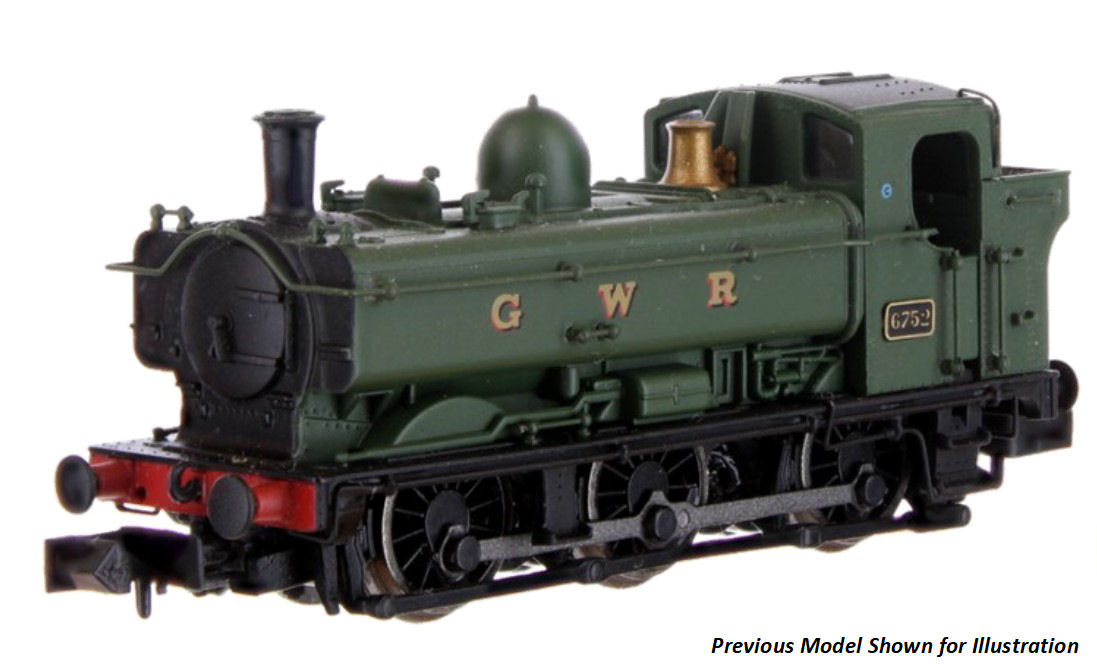 2S-007-031 PANNIER TANK 9659 GWR GREEN (image for) 2S-007-031 PANNIER TANK 9659 GWR GREEN