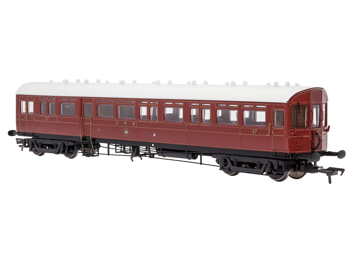 4P-004-001 GWR Autocoach 37 GWR Lined Crimson Lake (image for) 4P-004-001 GWR Autocoach 37 GWR Lined Crimson Lake