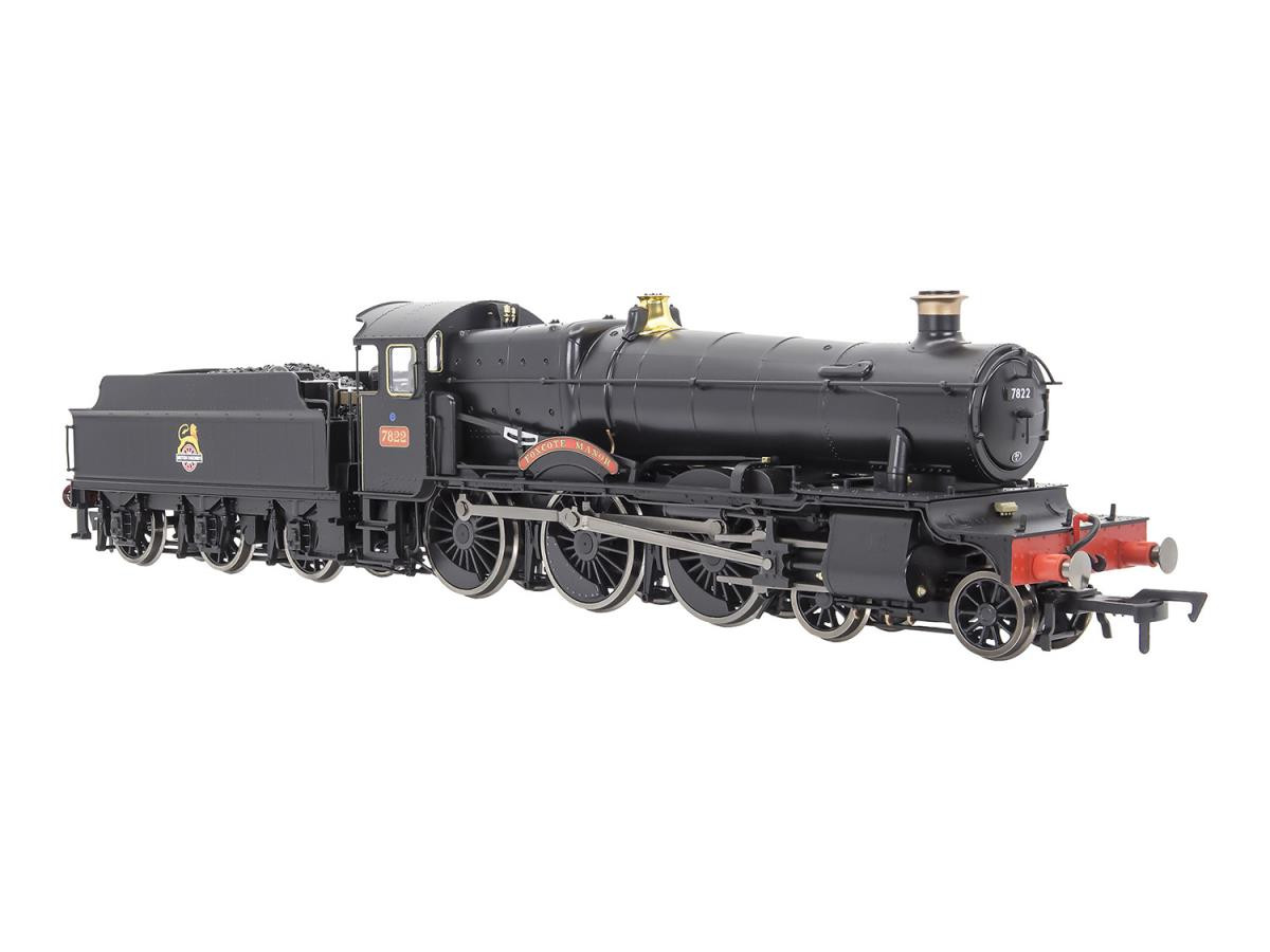 4S-001-012 7800 Class 7822 'Foxcote Manor' BR Early Black (image for) 4S-001-012 7800 Class 7822 'Foxcote Manor' BR Early Black