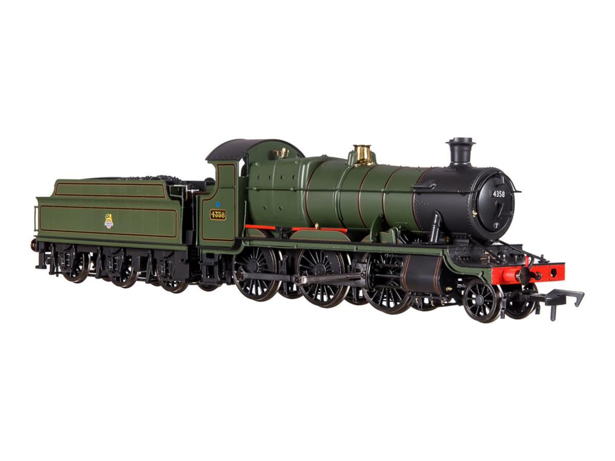 4S-043-015S 43XX 2-6-0 MOGUL 4358 BR LINED EARLY GREEN (SOUND) (image for) 4S-043-015S 43XX 2-6-0 MOGUL 4358 BR LINED EARLY GREEN (SOUND)