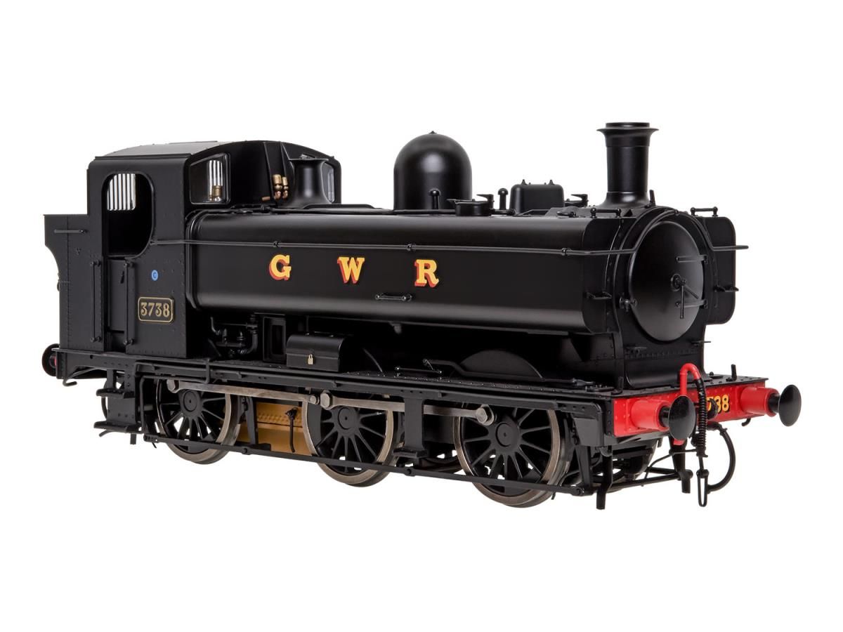 7S-007-019 87xx Pannier GWR Black 3738 (image for) 7S-007-019 87xx Pannier GWR Black 3738