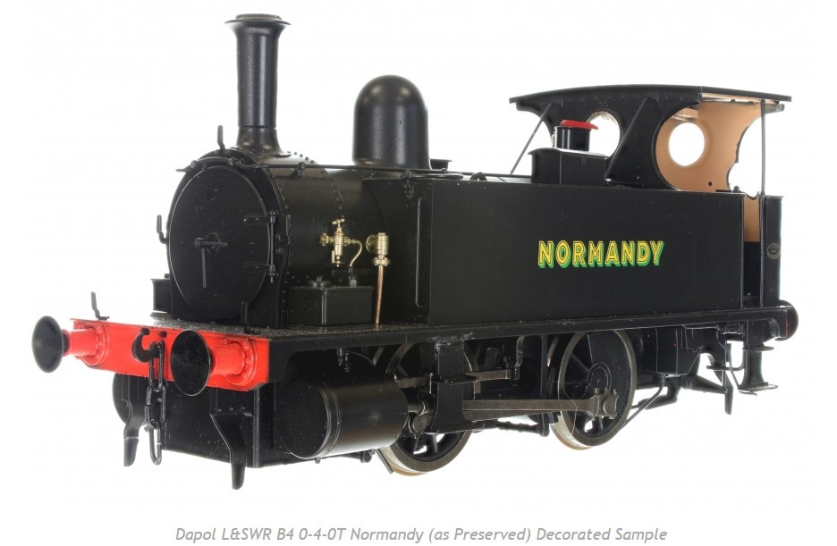 7S-018-001 B4 0-4-0T DOCK TANK 'NORMANDY' AS PRESERVED (image for) 7S-018-001 B4 0-4-0T DOCK TANK 'NORMANDY' AS PRESERVED