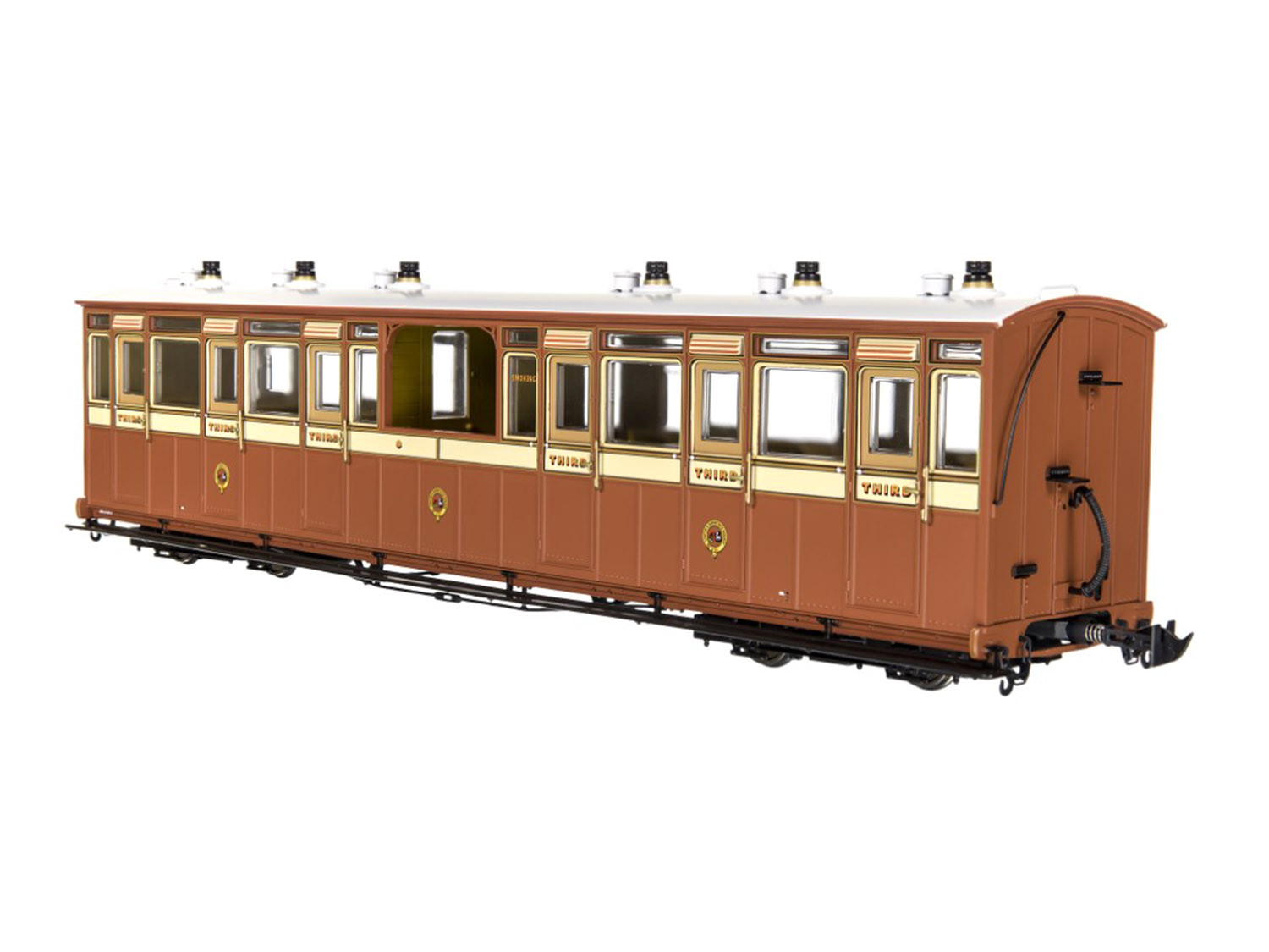 LHT-7NP-009 L&B OPEN 3RD COACH NO.8 1897-1901 (image for) LHT-7NP-009 L&B OPEN 3RD COACH NO.8 1897-1901