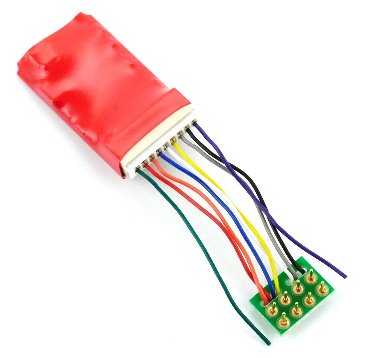 DCC94 RUBY SERIES 6FN PRO DCC DECODER 8 PIN (image for) DCC94 RUBY SERIES 6FN PRO DCC DECODER 8 PIN