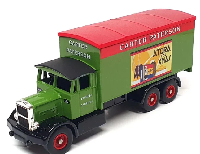 DG044036 CORGI LLEDO Scammell 6 Wheel Box Van "CARTER PATERSON" (image for) DG044036 CORGI LLEDO Scammell 6 Wheel Box Van "CARTER PATERSON"